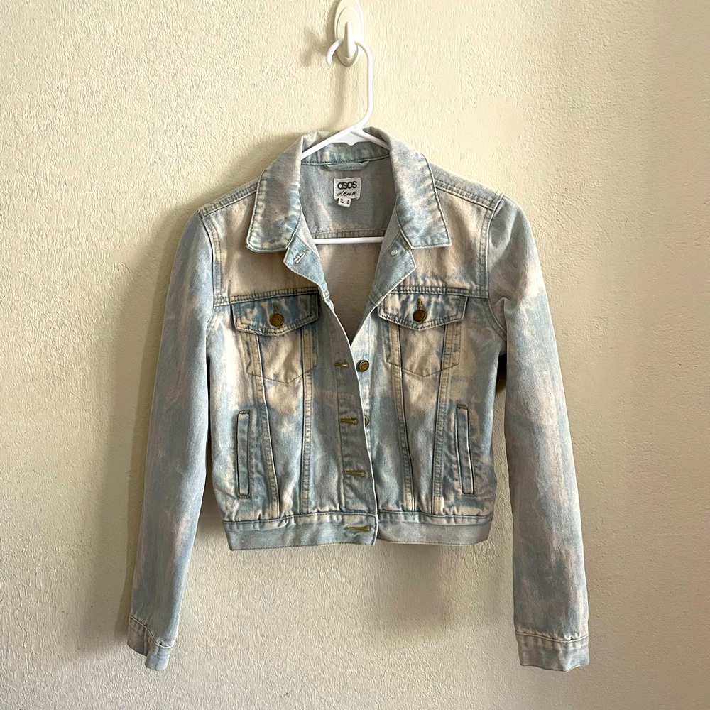 Asos 90s Style Acid Washed Denim Jacket